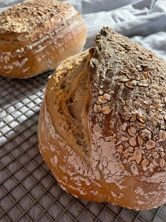 全麥野酵酸種麵包 Whole Wheat Sourdough Bread